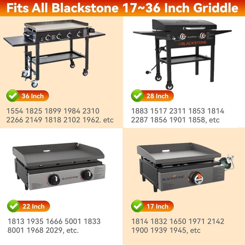 BBQ Future Adjustable Griddle Warming Rack for Blackstone 17 22 28 36 Inch Griddle, Stainless Steel Grill Warming Rack for Weber Charbroil Camp Chef and Most Tabletop Flattop Griddle Accessories - Image 5